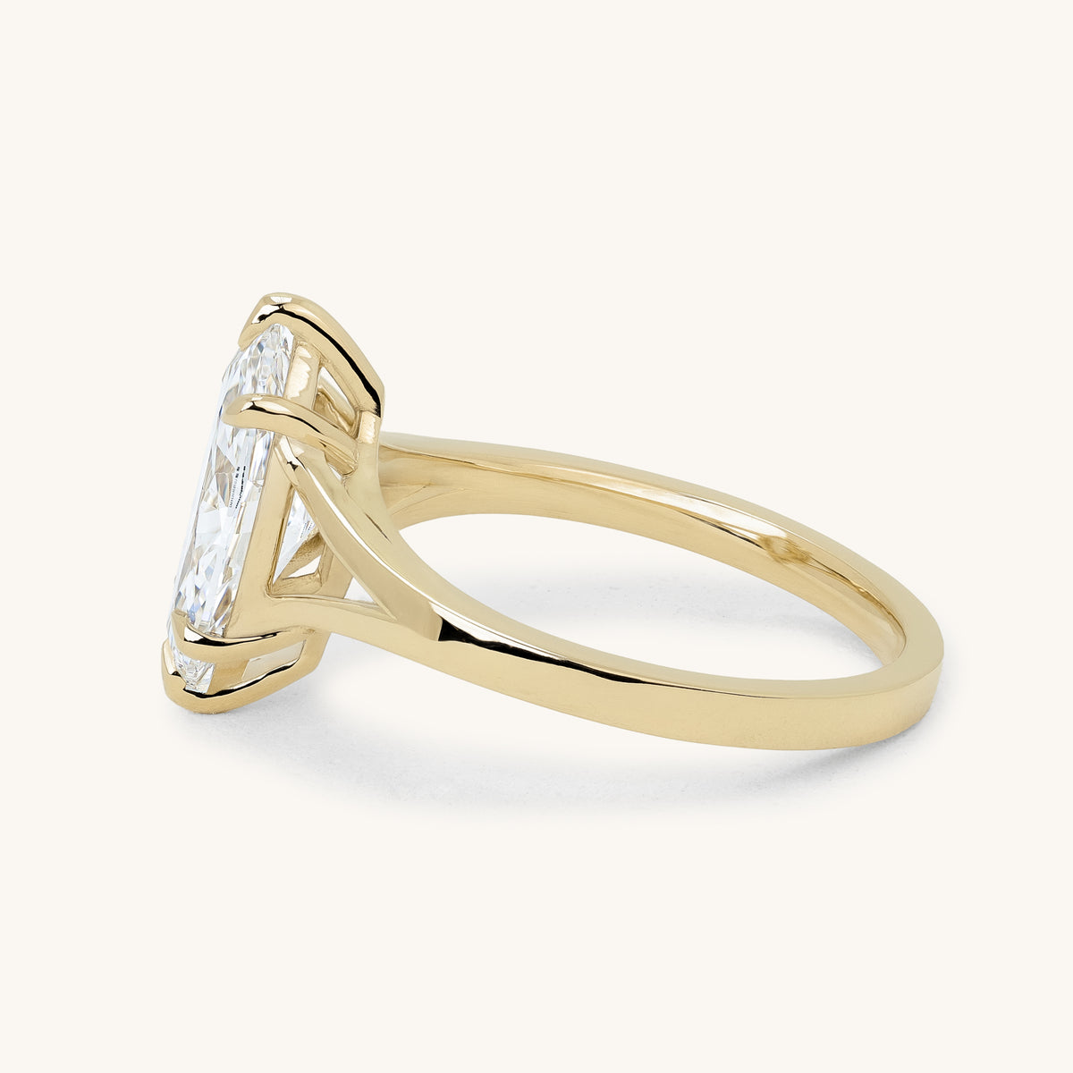 1.51ct Marquise Claw Solitaire with Split Shank Engagement Ring